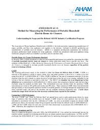 If the equipment is medical, it must be tested to iec 60601 standards. Pdf Aham Air Cleaner Standards Lalithkaran Devkar Academia Edu