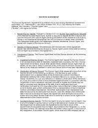 The escrow bank account is managed by your lender. Sample Form For Escrow Agreement Free Download