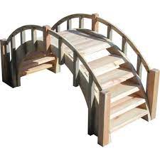 Samsgazebos 33 In Fairy Tale Wood Garden Bridge With Decorative Picket Railings Garden Bridge Garden In The Woods Garden Stairs
