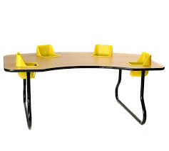 Kid S 5 Piece 72 X 48 Novelty Activity Table Chair Set Toddler Table Table Activities For Toddlers Kids Picnic Table
