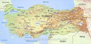 Utforska turkiets geografi närmare på kartan här nedanför. Turkiet Bat Karta Karta Over Turkiet Bat Vastra Asien Asien