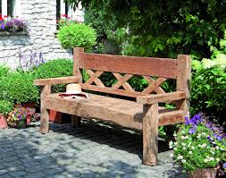 Bei einer rustikalen gartenbank handelt es sich immer um ein sitzmöbel, welches aus holz häufig werden modelle aus baumstämmen zu finden sein. Rustikale In Handarbeit Hergestellte Teakholz Gartenbank Jumbo Aus Old Teak Massiv Von Sonnenpartner