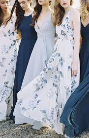 22 Floral Print Bridesmaid Dresses For Spring And Summer Weddings Weddinginclude Printed Bridesmaid Dresses Floral Bridesmaid Dresses Bridesmaid Dresses Floral Print