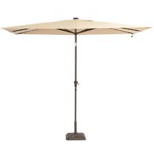 Maybe you would like to learn more about one of these? Hampton Bay 10 Ft X 6 Ft Aluminum Solar Outdoor Patio Umbrella In Cafe Tan Yjauc 171 Rc2 The Home Depot Patio Umbrella Outdoor Patio Umbrellas Rectangular Patio Umbrella