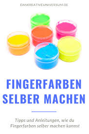 Fingerfarben Selber Machen Und Ideen Fingerfarbe Selber Machen Fingerfarben Selber Machen