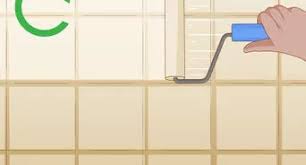 Using our vintage pink shade 'dusky blush' on the tiles (with a. How To Paint Bathroom Tile 12 Steps With Pictures Wikihow