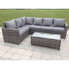 Life, florenity, garden must haves, handpicked, national tree company, Rattan Outdoor Corner Sofa Set Garden Furniture In Grey Corner Furniture Garde Corner Furniture Garde Furniture Sofa Set Garden Sofa Outdoor Sofa Sets