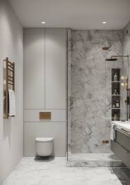 Polished marble will corrode upon contact with acids (many foods and some bath products) and alkaline cleaning chemicals. A Light And Luxurious Marble Bathroom It Is The Most Attractive Bathroom Design Style