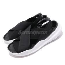 details about nike wmns praktisk black white women sports lifestyle sandals shoes ao2722 002