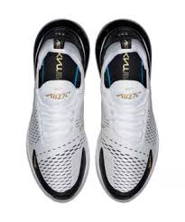 Shop all new nike air max styles. Nike Air Max 270 White Black Gold Men S Shoe Hibbett City Gear