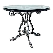 French Art Nouveau Cast Iron Bistro Table In 2020 Bistro Table Dining Table Table