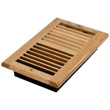 Decor Grates 10 In X 6 In Red Oak Wall Ceiling Register With Damper Box Wl610w N Oak Wood Red Oak Decor