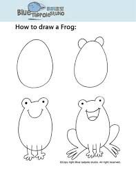 How To Draw A Frog I Need To Save These Types Of Things So I Can Impress The Little Ones By Being Able To Draw Drawing For Kids Drawing Lessons
