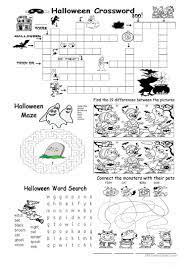 Halloween Different Games Worksheet Free Esl Printable Worksheets Made By Teachers Halloween Worksheets Halloween Lesson Halloween Worksheets Free