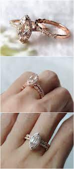 Fancy Pink Morganite Wedding Set 1 0ct Morganite Jewelry Wedding Ring A Href Rel Nofollow Ta Wedding Rings Vintage Pearl Wedding Ring Wedding Ring Sets