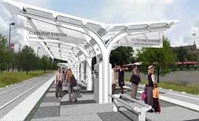 Rendering Of Proposed New Metro Light Rail Cleburne Station Light Rail Station Light Rail Station