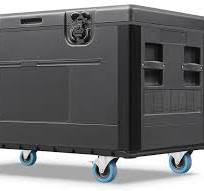 Amazon.com: Diandian Maletín de carretera con ruedas, 44 x 22 x 24  pulgadas, profesional, apilable, resistente, ATA, para almacenamiento de  equipos de ...