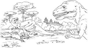 Kolorowanki dla dzieci gotowe do wydruku. Jurassic World Dinosaur Coloring Pages Pdf Novocom Top