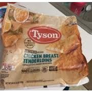 We did not find results for: Tyson Breaded Chicken Breast Tenderloins Uncooked Calories Nutrition Analysis More Fooducate