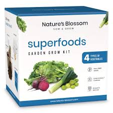 Hypedome premium garden igloo transforms your outdoor space into an additional room which blends with the surroundings. Nature S Blossom Superfood Vegetables Garden Kit With Everything A Beginner Gardener Needs To Grow 4 Different Healthy Veggies At Home Indoor Outdoor Gardening Set Buy Online In Botswana At Botswana Desertcart Com Productid