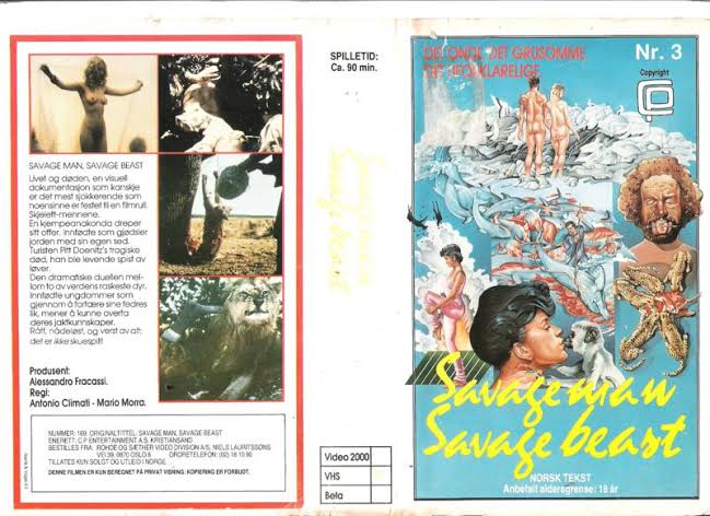 savage man savage beast 3 – Norsk VHS