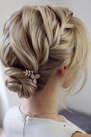 86 Chic Looks With Elegant Wedding Hairstyles Cute Braided Hairstyles Short Hair Updo Braids For Short Hair