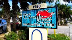 Today, daytona beach stretches 23 miles to ormond beach on the north and new smyrna beach on the south. The Crab Stop Seafood Bar Grill Restaurant In Sebastian Fl Youtube
