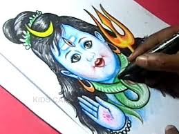 How To Draw Lord Shiva Step By Step Detailed Drawing By Kids Cartoon Drawings Magazines and newspapers can also be used. how to draw lord shiva step by step
