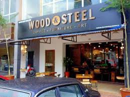 Pin By Cheng Peng On Cafe Wood Steel Cafe Kota Damansara