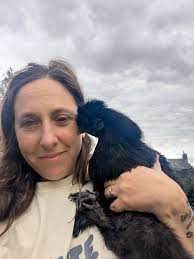 Proud chicken mummy 😁 my first ever egg 🥚 how small and cute is this 😍 I  believe it's from my black Silkie as she's been vocal for a couple of days  😀