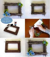 Unique Twig Frame Effortless Diy Picture Frame Ideas Diy Pictures Photo Frames Ideas Crafts Photo Frame Crafts Frames Diy Crafts Picture Frame Decor Aqua picture frame wall decor hint of turquoise ornate accented gold shabby chic home decor anita ~this can also be beautiful in a boho. effortless diy picture frame ideas