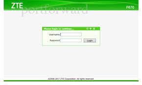 The majority of zte routers have a default username of admin, a default password of admin, and the default ip address of 192.168.1. Simple Instructions To Help Setup A Port Forward On The Zte F670 Router