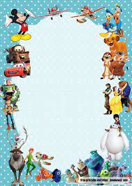 Free Disney Baby Shower Invitations Templates Disney Invitations Disney Theme Party Disney Baby Shower
