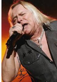 Bernie Shaw "Uriah Heep" signed 8x12 inch photo autograph