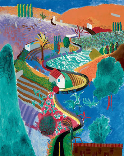 Work by David Hockney