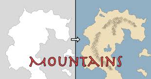 How do i draw a fantasy map of a journey to school/work? Making A Fantasy Map Mountain Ranges H M Turnbull