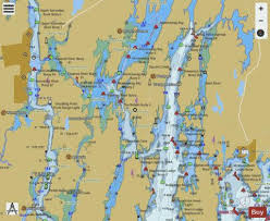 Boothbay Harbor To Bath Kennebec River Marine Chart