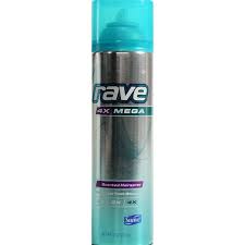 This applies like eyeshadow, has an applicator, and does not make the hair stiff. Rave 4x Mega Aerosol Hair Spray By Suave 11 Oz Walmart Com Walmart Com