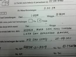 aduan pampasan kemalangan oleh perkeso. Cara Nak Claim Socso