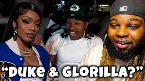 Duke Dennis reacts to GloRilla mentioning his name in her new song....