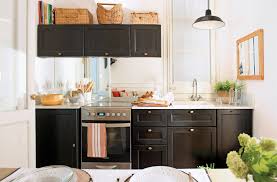 Fotos de decoración de cocinas en color blanco. Cocinas Negras Tendencia Y Buen Gusto