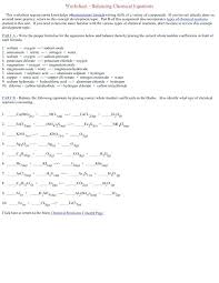 Balancing chemical equations practice worksheet answer key you then need to multiply every one of your. Chemical Equation Practice Problems Answers Balancing Equations Worksheet Sumnermuseumdc Org