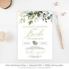 Printable Greenery Bridal Shower Invitation 100 Editable Wedding S Wedding Invitations Diy Bridal Shower Invitations Printable Bridal Shower Invitation Cards