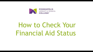How To Check Your Financial Aid Status - Youtube