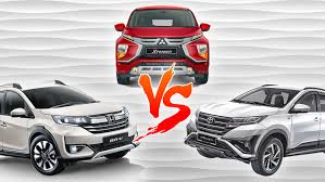 Perodua aruz, indonesian market daihatsu terios, malaysian spec toyota rush. Feature Comparison Mitsubishi Xpander Vs Honda Br V Vs Toyota Rush Autobuzz My