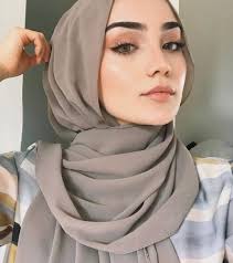A light violet, blue and orange with gray undertones is combined here with a dark blue and strong orange to add color and vitality to. Hijab Tutorial Archives Hijab Style Com