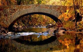 Bridge Autumn Landscape Autumn Scenery Landscape Wallpaper