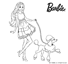Dibujos Para Colorear De Barbie