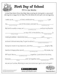 Vocabulary and word usage worksheets for grade 1. Fill In The Blanks Story Worksheets 99worksheets