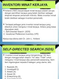 Soal selidik minat kerjaya john l. Ujian Minat Kerjaya